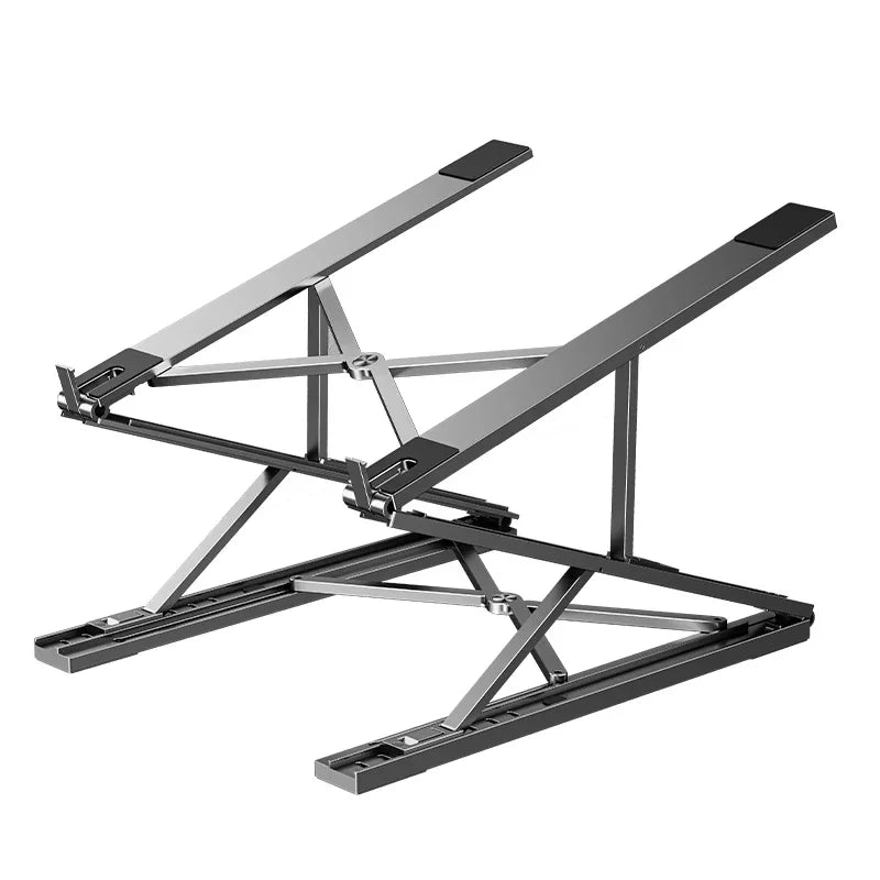 Metal Foldable Laptop Stand 7+8 Gear Adjustable Portable Stable Tablet Riser Holder Notebook Computer Support Bracket