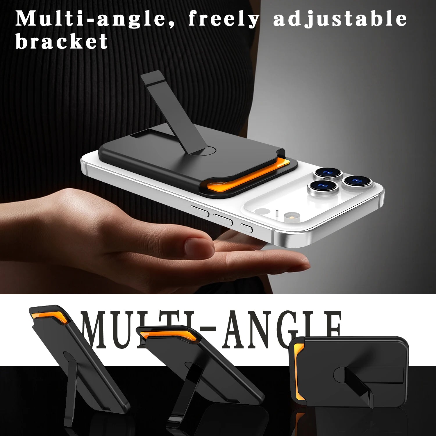 Luxury for Magsafe Magnetic Wallet Bracket Case for Iphone 13 17 16 14 Pro Max 17Pro plus Card Holder Phone Bag Cover Accessorie