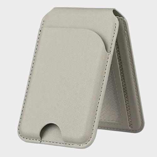 2 in 1 Magnetic Magsafe Wallet Stand, Leather Magnetic Card Holder Wallet for Iphone16/15/14/13/12 Series with Adjustable Holder