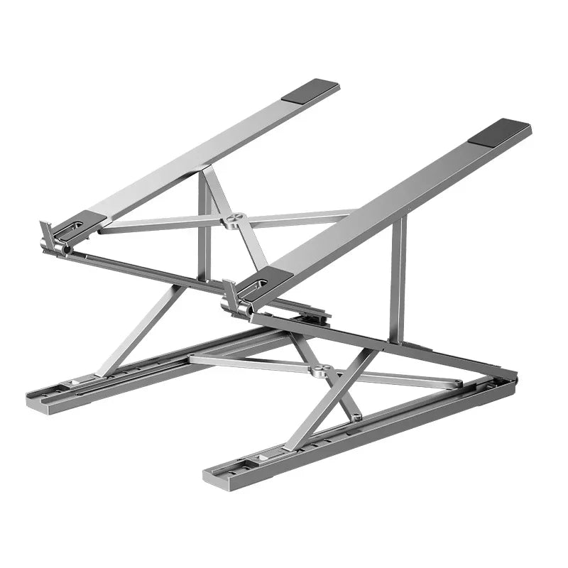 Metal Foldable Laptop Stand 7+8 Gear Adjustable Portable Stable Tablet Riser Holder Notebook Computer Support Bracket