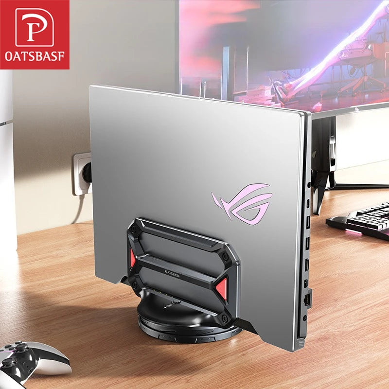 Vertical Laptop Stand Holder Heat Dissipation Non-Slip Silicone for Macbook Air Pro Ipad Tablet Gravity Storage Holder