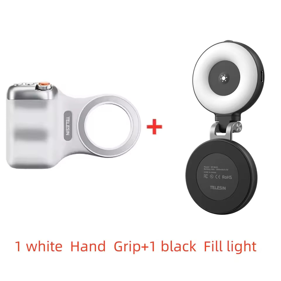 Magnetic Phone Camera Grip with Wireless Remote Shutter