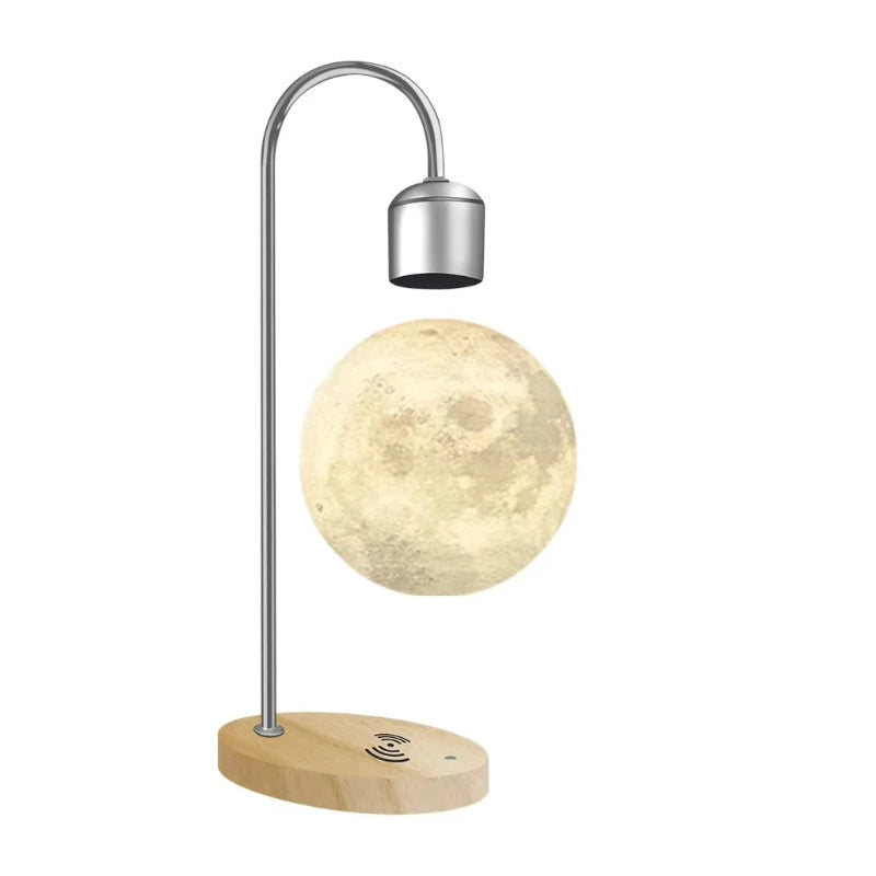 Hot-Selling 3D Printing Colorful Suspended Magnetic Latest Rotating Moon Light Floating Ball Living Room Bedroom DIY Decorations