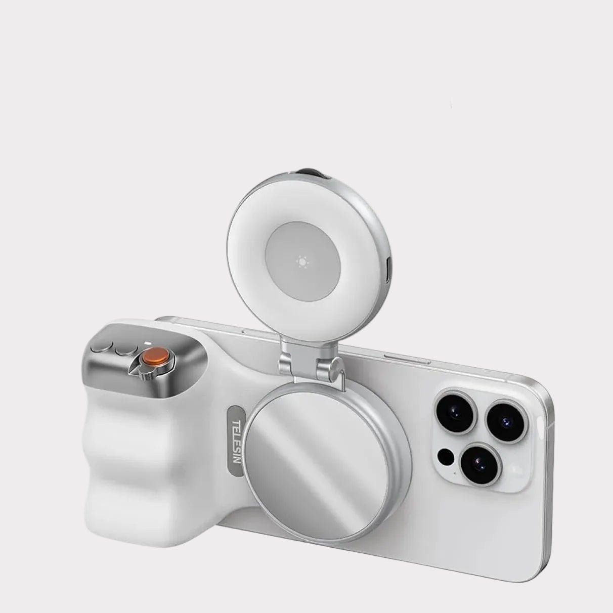 Magnetic Phone Camera Grip Smartphone Shooting Holder Selfie Handle Snap with Wireless Shutter Button Remote for Iphone Samsung