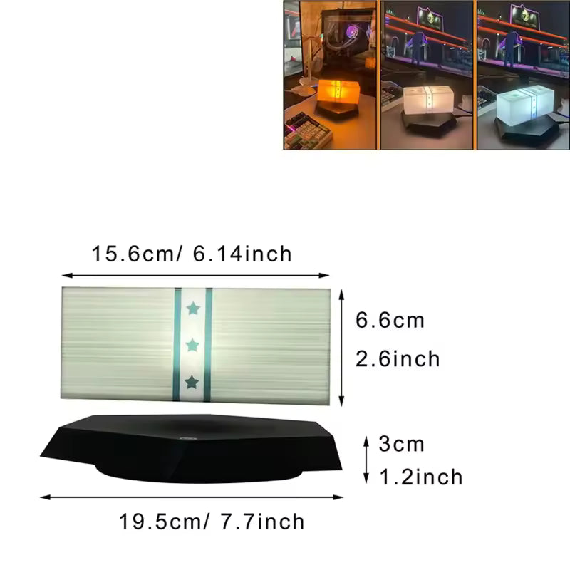 Magnetic Levitating GTA V Golden Bar Desk Lamp