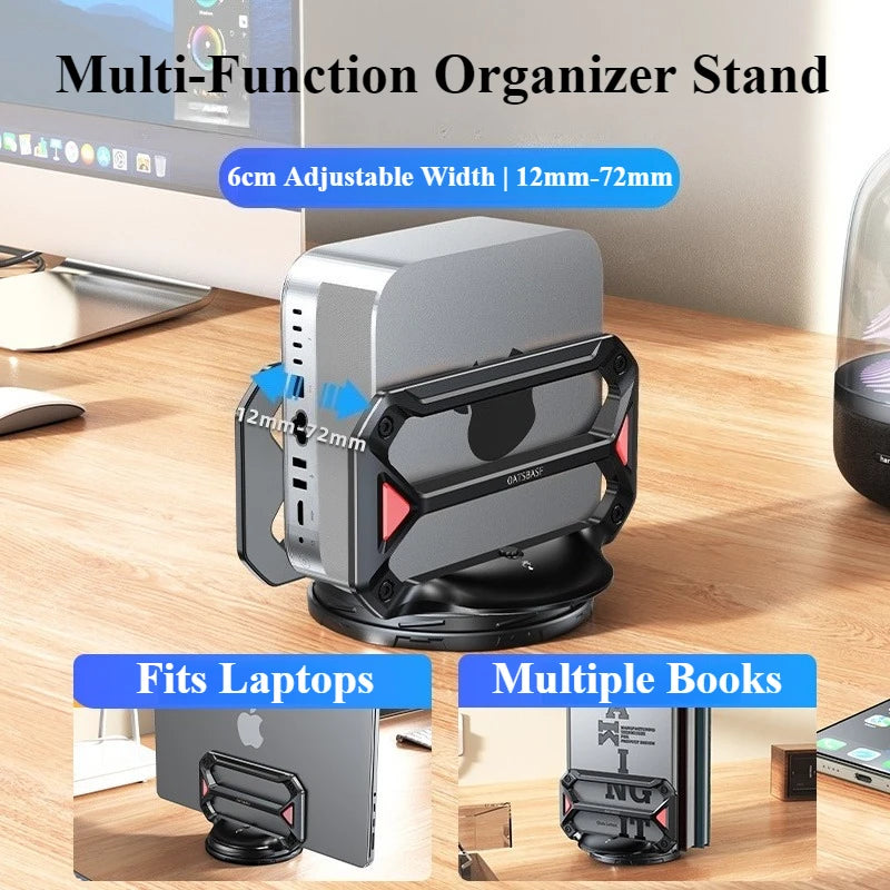 Vertical Laptop Stand Holder Heat Dissipation Non-Slip Silicone for Macbook Air Pro Ipad Tablet Gravity Storage Holder