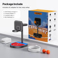 KUXIU X85 Magnetic Wireless Charging Stand Basketball Charging Holder for Iphone 17 16 15 14 13 Pro/Max,Apple Watch/Airpods