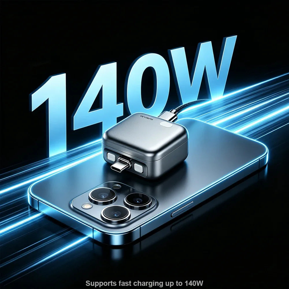 KUWAJIA KH-51 Universal Auto Disconnect Charger Adapter Type-C Charging Separator with Full Charge Auto Cut Function